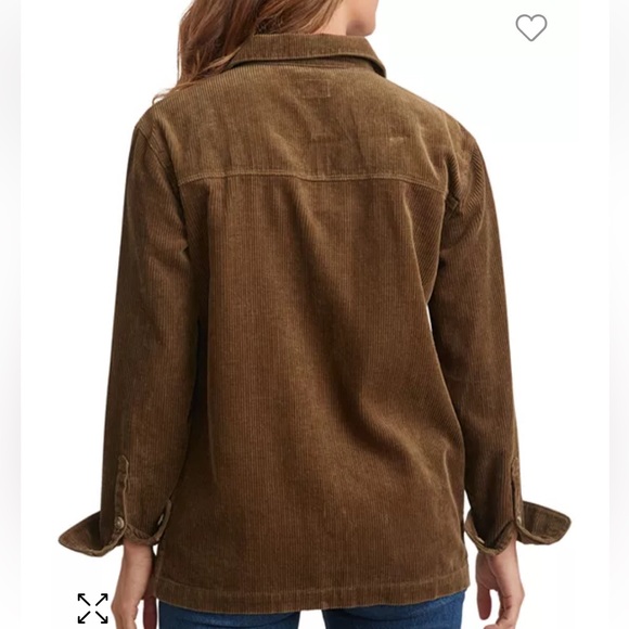 Marine Layer Jemma Overshirt Military Olive Shacket Shirt XS Hemp Organic Cotton - Picture 4 of 9